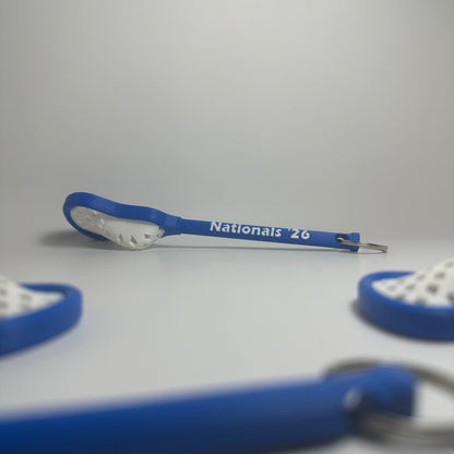 Custom Mini Lacrosse Stick Keychain