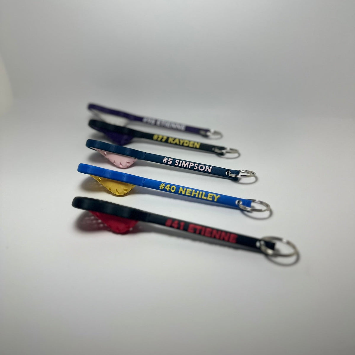Custom Mini Lacrosse Stick Keychain